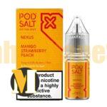 سالت انبه توت فرنگی هلو پاد سالت <br><span>Pod Salt Nexus Mango Strawberry Peach 30ml</span> - Image 2